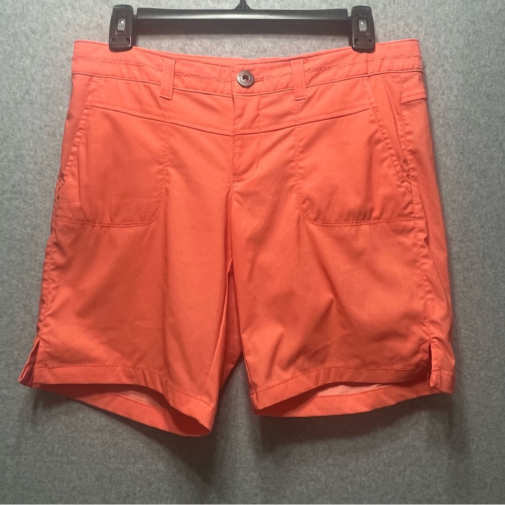 Athleta Bruma Shorts -Coral Orange -Women Size 4 -EUC